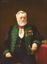 Portrait de Léon Renier (1809-85) 1888